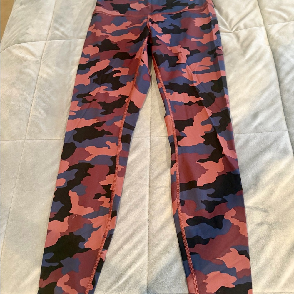 Lululemon Athletica Camo Leggings and matching tank top